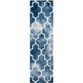 thumbnail image 5 of Safavieh Dip Dyed Navy Contemporary Rug - Runner 2'3" x 8', 5 of 5