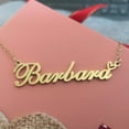 thumbnail image 6 of Babygirl Custom Name Necklace Customized Personalized Plated Name Necklace for Mother Daughter Friendship Women Valentine's Day Christmas Birthday New Year Gold, 6 of 7