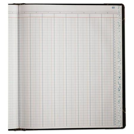 

Boorum & Pease Extra-Durable Bound Book Double-Page 12-Column Accounting Black/Maroon/Gold Cover 11.94 x 9.78 Sheets 150 Sheets/Book