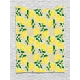 thumbnail image 1 of Floral Tapestry, Continuous Botanical Theme Yellow Cloves Pattern with Branches and Leaves, Wall Hanging for Bedroom Living Room Dorm Decor, 40W X 60L Inches, Mustard Green and Tan, by Ambesonne, 1 of 2