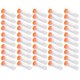 thumbnail image 1 of Tubos De Laboratorio, Tubos De Centrífuga De Fondo Redondo De 50 Ml, Escala Precisa, Plástico Resistente, 50 Piezas Para Almacenamiento, 1 of 7