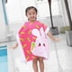 thumbnail image 2 of KAKOWELY Toalla de playa para niños Toalla de baño con diseño de conejo y zanahoria Toalla de piscina para niños Toalla con capucha, 2 of 5