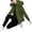 Army Green, variant on Womens Winter Puffer Coat Faux Fur Hooded Jacket Warm Full Zip Quilted Windproof Slim Fit Coats Outerwear with Pockets