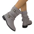 thumbnail image 7 of Block Heel Boots,Ankle Boots for Women - Refined Fashion Booties with Clean Structured Upper, Round Toe Short Boots, Ankle Height Dress Boots, Comfortable Everyday Casual Footwear for Autumn Winter, 7 of 7