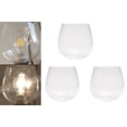 thumbnail image 2 of Seeded Bubble Glass Lamp Shade, LEDupdates 3 Pack Clear Globe Seeded Bubble Finish for Light Fixture Glass Replacement, 2 of 6