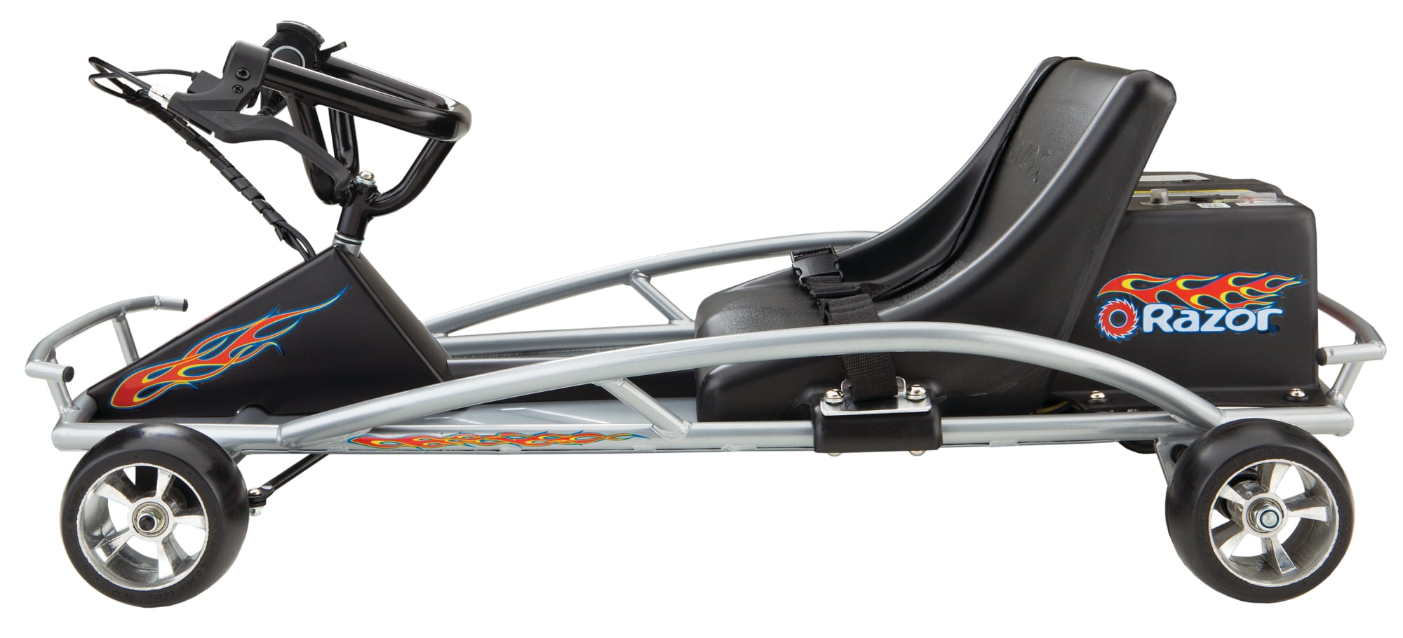 Razor Ground Force One - Electric Go-Kart for Ages 8+, Up to 12 MPH, Up to 40 Minutes of Continuous Use, Variable Speed Throttle, 24V Rechargeable Battery