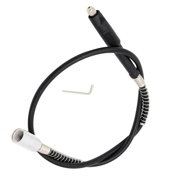 FUTUREORYY 1Pc Cylindrical Black Flexible Shaft for Flex Shaft Grinder 1.8x1.8x42.5in Stainless Steel