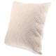 thumbnail image 1 of Beige Lisse Velvet Decorative Pillowcase for Indoor Home Cushion Cover, 1 of 4