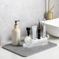 thumbnail image 4 of Ceramic Toothbrush Holder for Bathroom Counter, Cute Cat Design Organizer with 4 Slots, Space Saving Toothbrush and Razor Storage for Small Spaces, Easy Clean Glazed Cera, 4 of 6