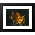 thumbnail image 2 of Matthias Stom 18x15 Black Modern Framed Museum Art Print Titled - Holy Family (circa 1640), 2 of 5