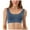 Light Blue, variant on Women's Bralettes Cowboy Yoga Sports Bra Women's Tight Fitting Elastic High Strength Absorbing Gathering Fitness Bra Black,L