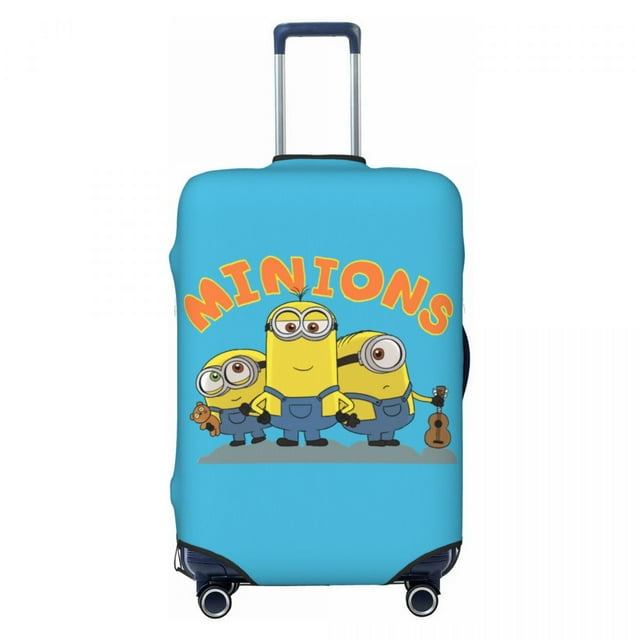 Housse de Valise Personnalisée Minions, Protecteur Lavable pour Voyage, Housses de Valise