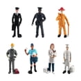 thumbnail image 1 of 7x Estatuas de Simulación Figuras Decoración de personas Figuras de acción humana Modelo para niños Cake de regalo Topper juguete para niños, 1 of 8