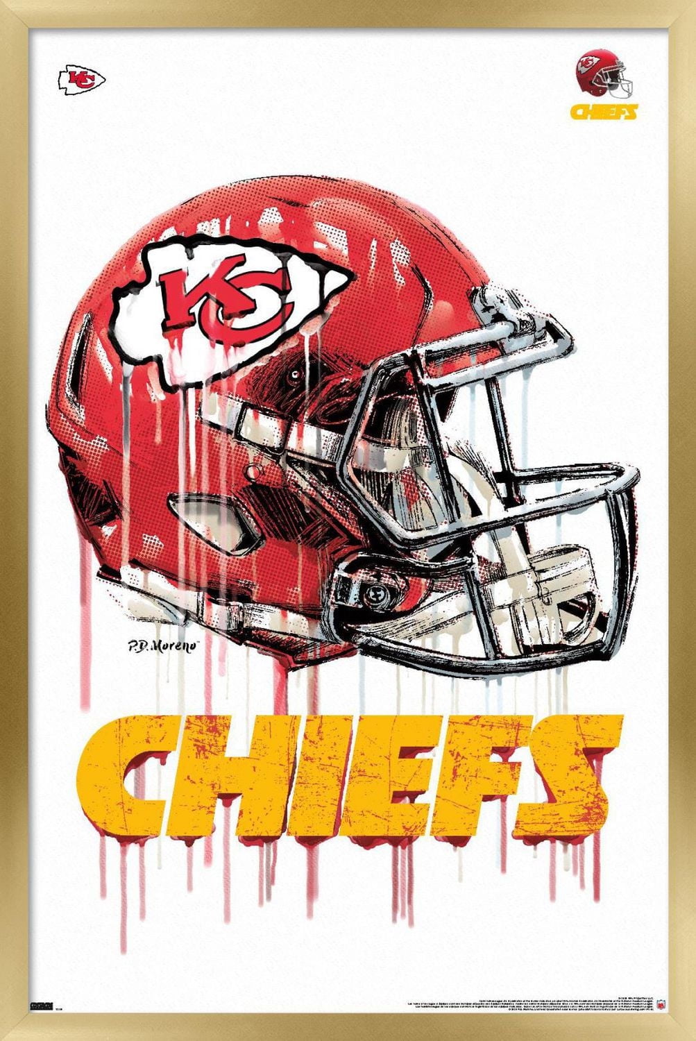 NFL Kansas City Chiefs - Casque anti-goutte 20
