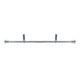 thumbnail image 1 of Cortinero Ajustable Novacort Metal Plata 76-122 Cm, 1 of 3