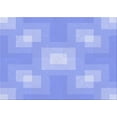 thumbnail image 1 of Ahgly Company Indoor Rectangle Patterned Sky Blue Dress Blue Area Rugs, 4' x 6', 1 of 6