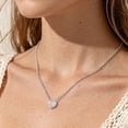 thumbnail image 6 of APSVO 925 Silver Plated Love Heart Initial Necklaces for Women CZ Letter L Pendant Chain Birthday Christmas Jewelry Gifts Teen Girls Stocking Stuffers Kids Age, 6 of 7