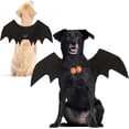 thumbnail image 1 of Disfraz de alas de murciélago para mascotas Bowtus XL con campanillas de calabaza, 1 of 6