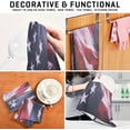 thumbnail image 4 of Us American Flag Tea Towels Set of 6 Retro Kitchen Dish Cloth with Hanging Loop, 18"x28"Lint-Free Absorbent Towel for Kitchen Drying Wiping and Cleaning, 4 of 7
