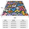 thumbnail image 6 of for Daisy Blanket Flannel Fleece Flower Daisy Throw Blankets for Adult and Kids Soft Fuzzy Plush Blanket Cozy Lightweight All Seasons for Travel Bed and Couch 60"x50", 6 of 6