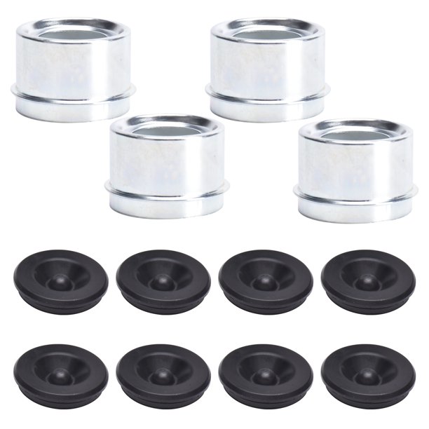 DEPTHOT 4 Pcs Trailer Hub Caps,Trailer Axle Bearing Dust Cap Cup Grease
