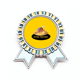 thumbnail image 1 of Alimentos de la cosecha de verano de alegria Insignia broche Medalla ganadora, 1 of 3