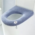 thumbnail image 5 of Portable Thickened Toilet Seat Cover Universal Fit For All Seasons Easy Grip Handle Home Use Toilet Mat Easy To Use, 5 of 6