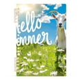 thumbnail image 2 of Goat Summer Sheep Greed Ring Binder Notebook Journey Note Diary College Ruled Spiral Notebook Study Loose Leaf Paper A5 60 Pages, 2 of 8