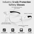 thumbnail image 2 of Gafas de seguridad AOOFFIV Clear Bulk 100 ANSI Z87.1 resistentes a los impactos, 2 of 7