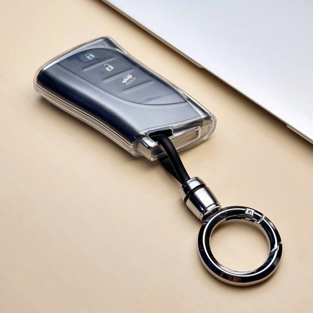 Car Key Fob Cover Case Protector For Lexus ES200 Key Fob Cover ES260 ES300h RX300 RX270 NX200 Transparent Case