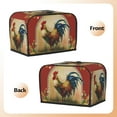 thumbnail image 5 of 1pc, Sunflower Rooster Bread Maker Cover, Chick Print Small Kitchen Appliance Bread Maker Dust Cover Microwave Bread Maker Cover, Suitable for 2 Slices Models, 5 of 7