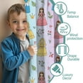 thumbnail image 3 of Blackout Kids Curtains,Rainbow Princess Flower Pattern Childrens Insulated Curtains Set Of 2,Bedroom Essentials,Toddler Room Decor 52"x63", 3 of 5