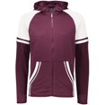 thumbnail image 1 of Adult Retro Grade Jacket, Maroon & White - Medium, 1 of 1