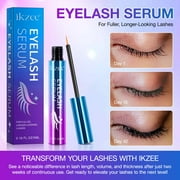 Ikzee 2-Pack Eyelash Serum, Unleash the Power of Nature for Longer, Thicker, Fuller Lashes,For Fuller