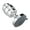 Sliver, variant on 4-inch overhead concealed shower head with five-speed booster filtration