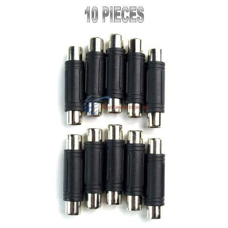 10 pcs RCA Female to RCA Female Audio Video Cable Jack Plug Adapter (The Best Female Masturbation Videos)