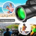thumbnail image 4 of SUTENGDA 80x100 HD Monocular Telescope with Phone Mount & Tripod - BAK-4 Prism Waterproof Fogproof Scope  42mm Objective Lens  Night Vision for Hunting Bird Watching Hiking (360g Portable, 4 of 9