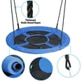 thumbnail image 3 of ZENY 40-inch Kids Tree Swing Spider Saucer Swing Length Adjustable Waterproof, Blue, 3 of 10
