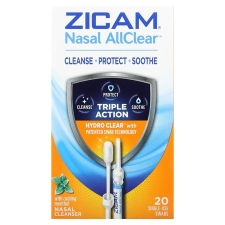 Zicam Nasal AllClear™ Triple Action Nasal Cleanser with Cooling Menthol 20ct 1 ea(1pack)