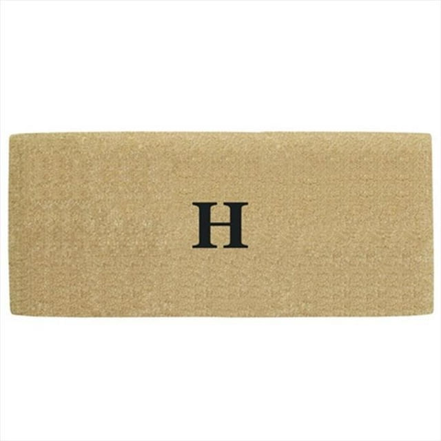 Nedia Home O2131I Heavy Duty Coir Mat -30 In. x 48 In. No Border- Monogrammed I