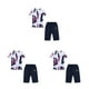 thumbnail image 4 of Sonducket Ropa para niños Traje de verano Camisas para adolescentes Pantalones cortos para niños atractivos lavables al aire libre de larga Type1 NO1, 4 of 6