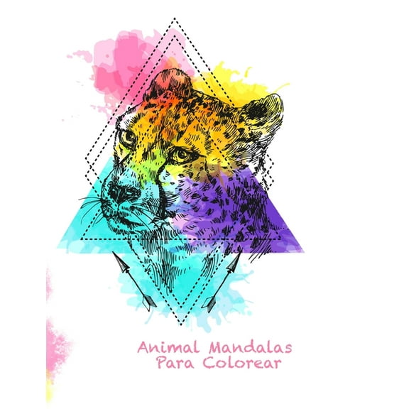 Animal Mandalas Para Colorear: 100 animales mágicos con una diversión, diseño fácil y relajante (Paperback)