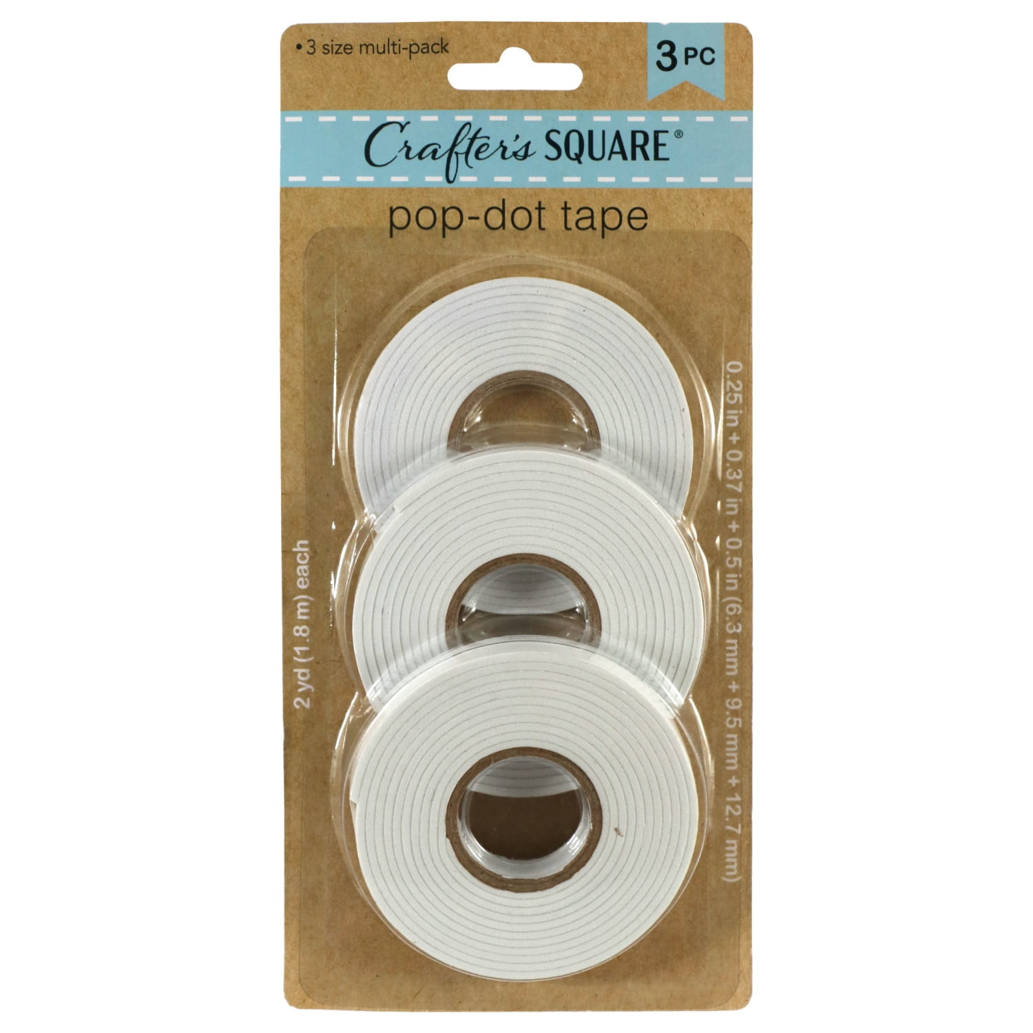 Multi Craft Foam Mounting Tape Pop Dot Tape Foam Adhesive Tape Rolls 