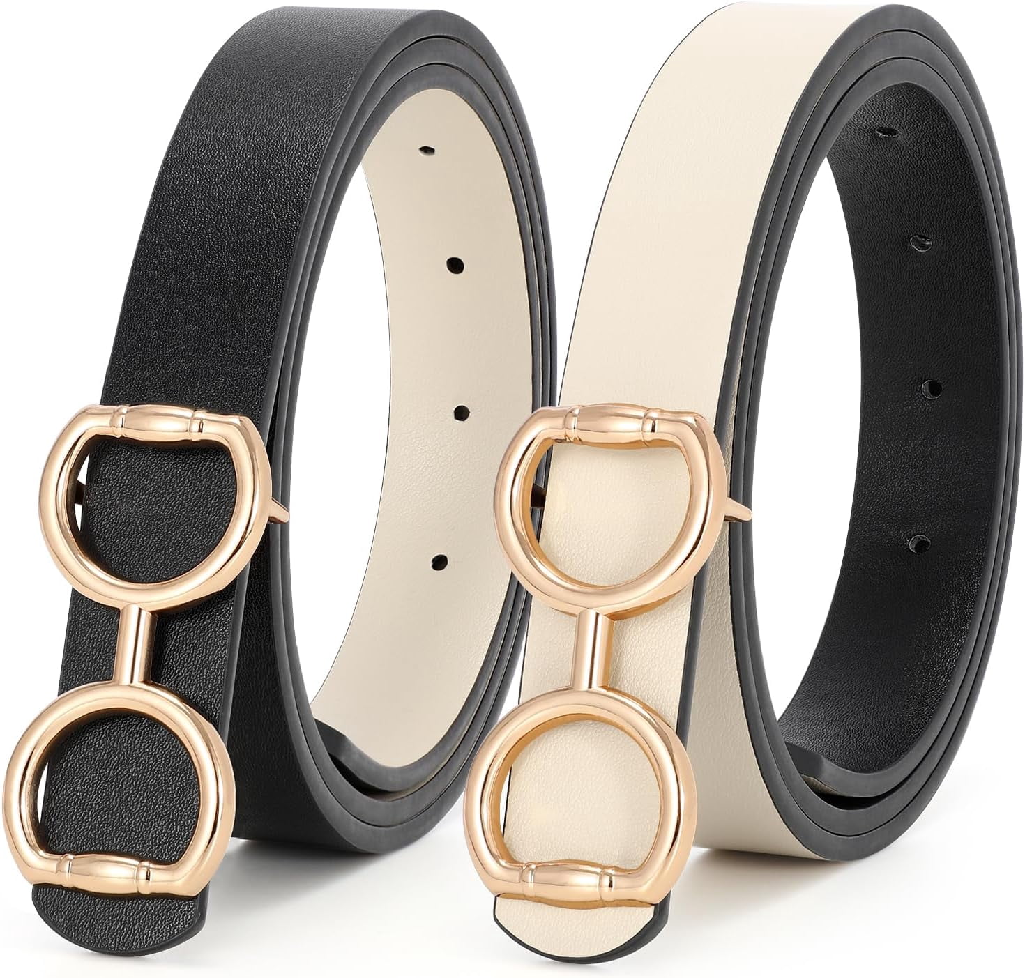 9386 Women Leather Belt,reversible Belt,leather Waist Belt For Jeans Dress 61EGrcwnI8L.jpg main image 3