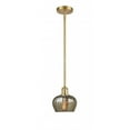 thumbnail image 1 of 516-1S-SG-G96-L-LED-Innovations Lighting-Large Fenton - 11 Inch 3.5W 1 LED Pendant  Satin Gold, 1 of 1
