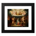 thumbnail image 2 of Adolf Gottlob Zimmermann 23x20 Black Modern Framed Museum Art Print Titled - Adoration (1830), 2 of 5