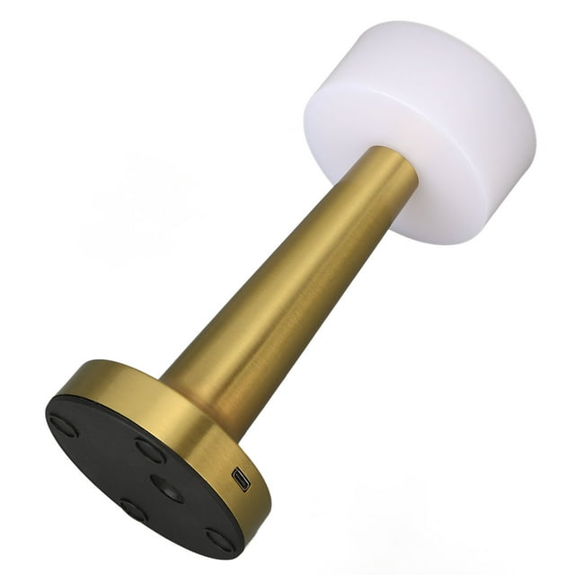 Lámpara De Mesa LED Inalámbrica, Lámpara De Mesa Táctil Pequeña Recargable, Brillo De 3 Niveles Para Mesa De Comedor Para Dormitorio