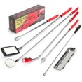 thumbnail image 1 of TOOLEAGUE 7Pcs Telescoping Magnetic Pickup Tool Set, Extendable LED Flashlight,Round & Square 360&Acirc;&deg; Inspection Mirror for Men Mec, 1 of 7