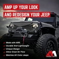 thumbnail image 3 of American Modified Grille avant Hawke pour Modèles Jeep 2007 à 2018, Noir Mat, 3 of 9