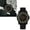 Orange Green Circle, variant on Magnetic Suspension Watch,Unisex Cool Watch Couple Watch Unisex Cool Quartz Wrist Watch for Couples with Black Shell His and Hers Watches for Men and Women